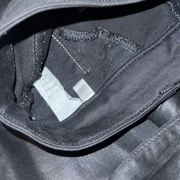 NWT - L’AGENCE black coated high waist ankle zip skinny jeans - Picture 6 of 6